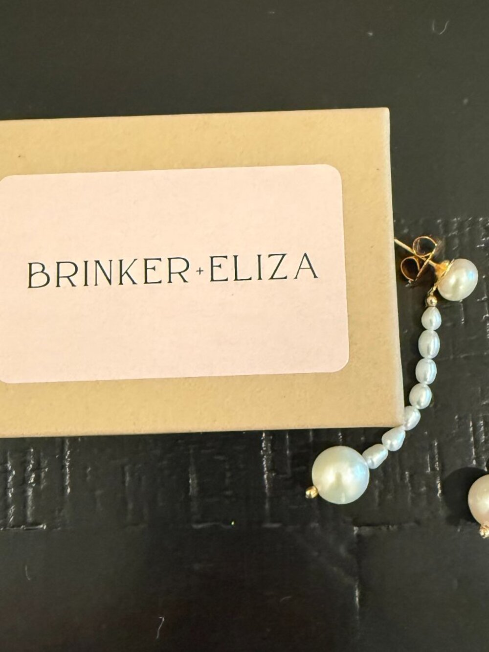 Brinker + Eliza Pearl Drop Earrings